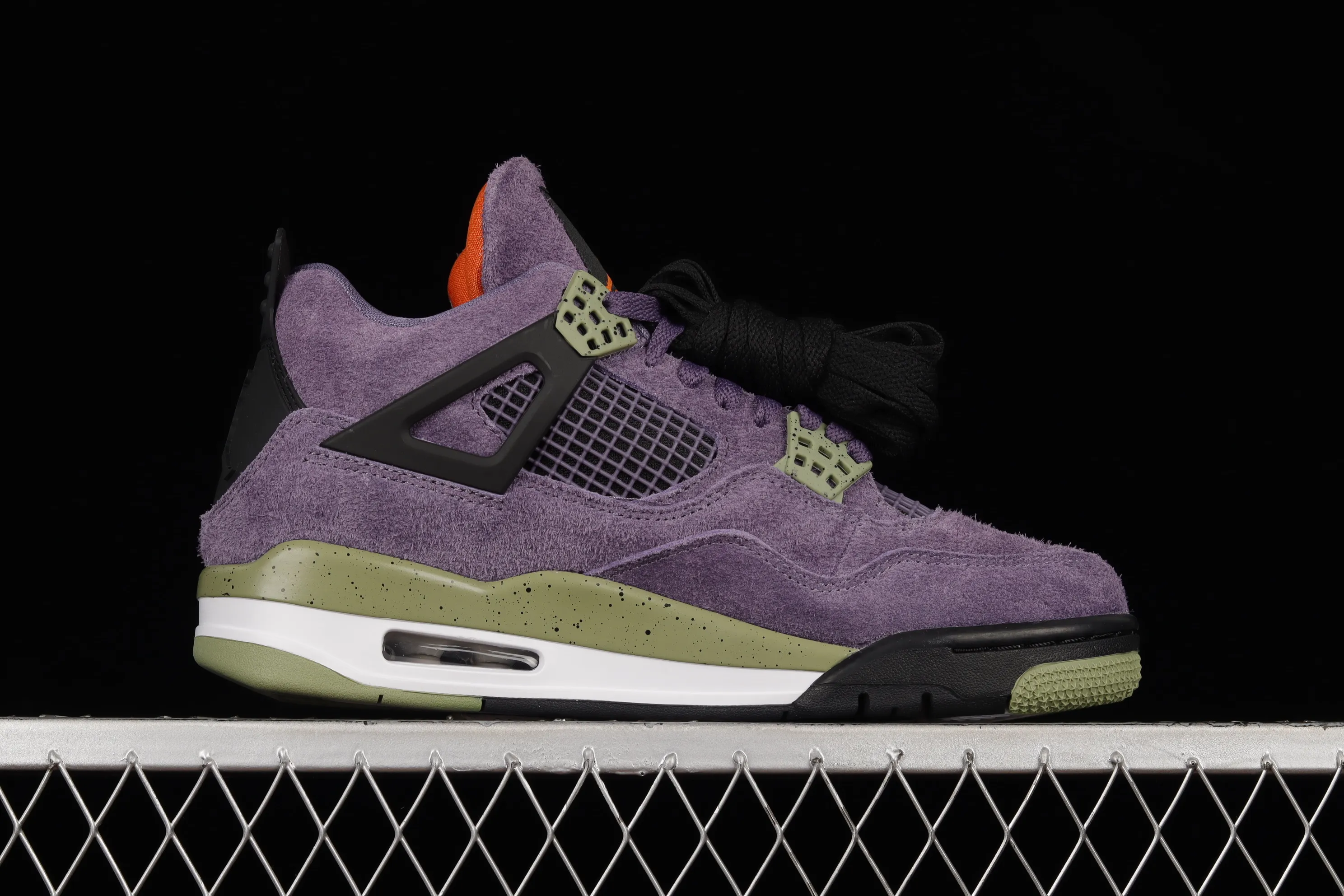 All categories Air Jordan Jordan series basketball shoes Air Jordan 4 foreign trade version Air Jordan 4 Retro "Canyon Purple" AJ4 Joe 4 purple suede basketball shoes AQ9129-500